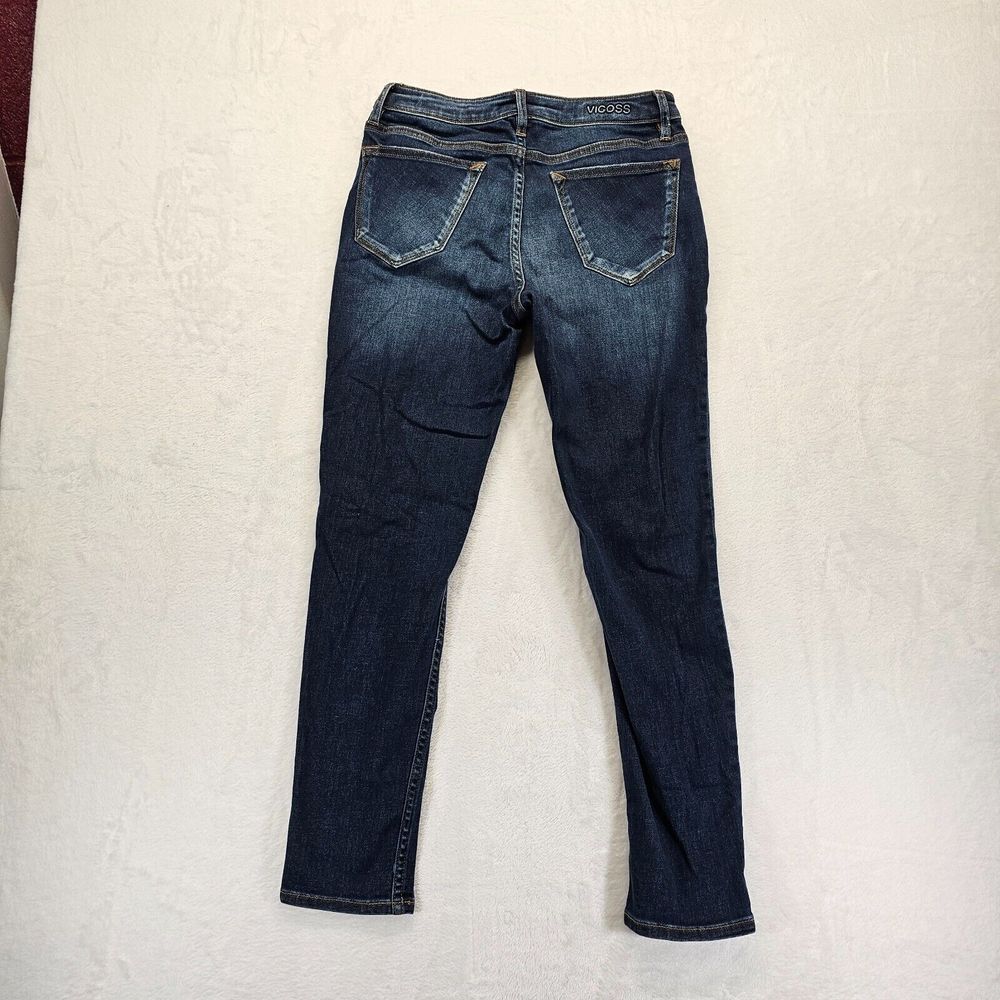Vigoss Thompson Tomboy Jeans Stretch Distressed Ripped Blue Womens Size 27 EUC - Picture 8 of 15